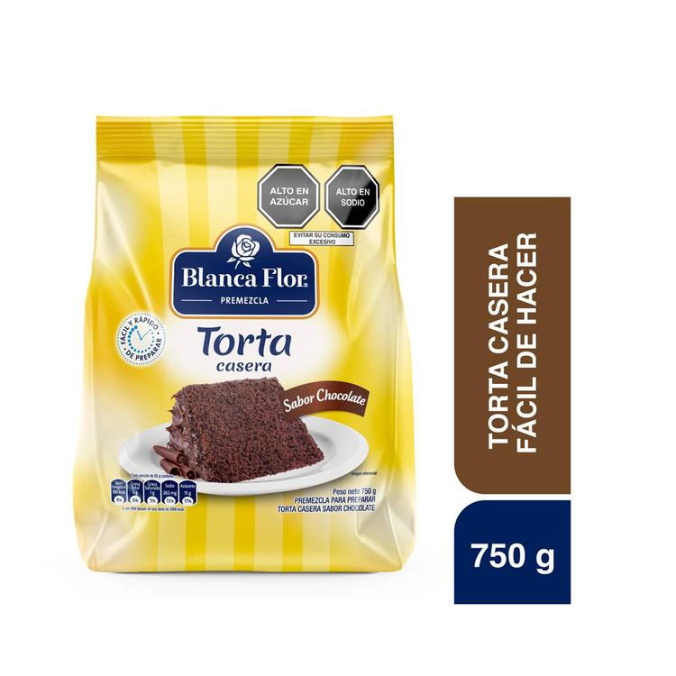 Premezcla Blanca Flor Torta Casera Sabor Chocolate 750g
