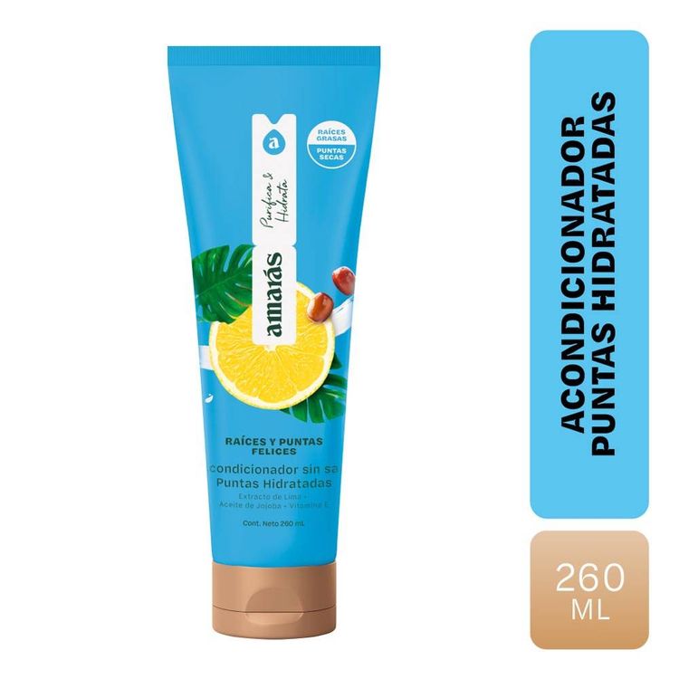 Acondicionador Amarás Raíces y Puntas Felices 260ml Acondicionador Amarás Raíces y Puntas Felices 260ml