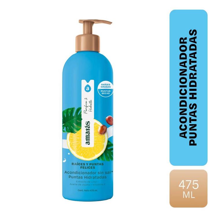 Acondicionador Amarás Raíces y Puntas 475ml