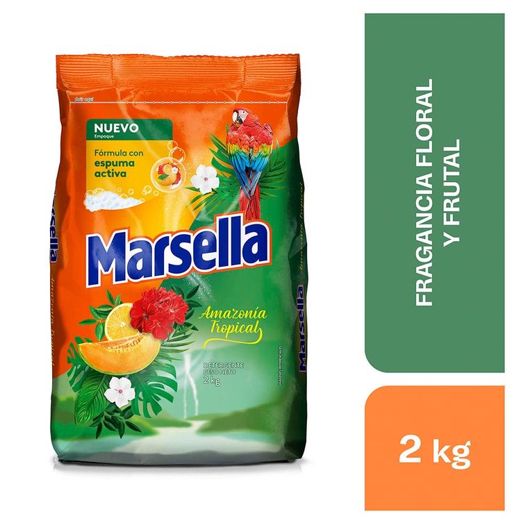 Detergente en Polvo Marsella Amazonía Tropical 2kg