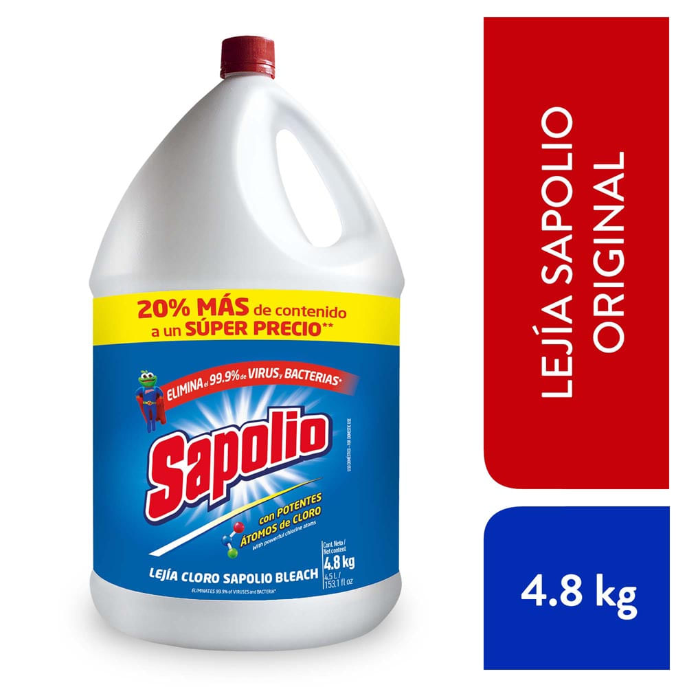 Lejía Sapolio Original 4.8kg