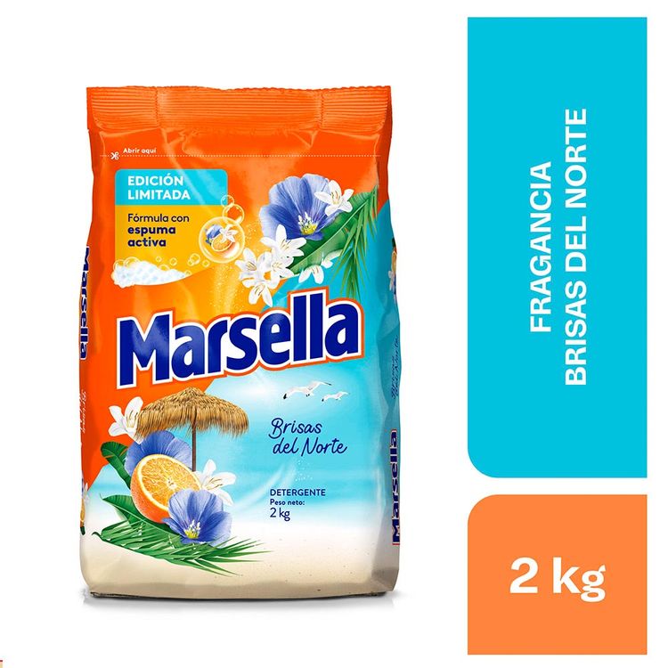 Detergente en Polvo Marsella Brisas del Norte 2kg
