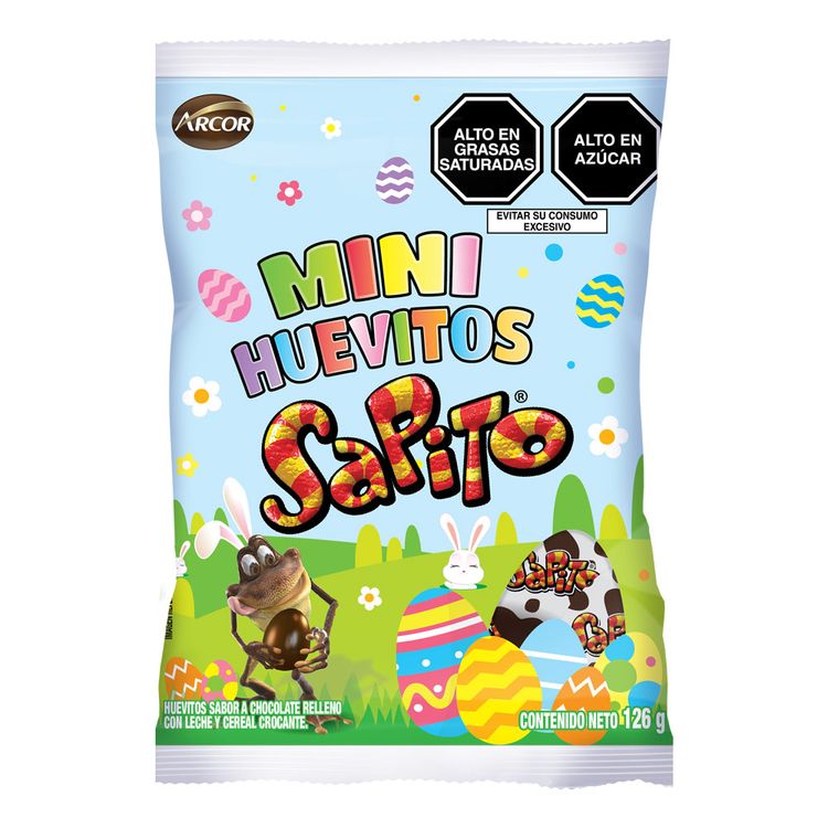 Mini Huevitos de Pascua Sapito 126g