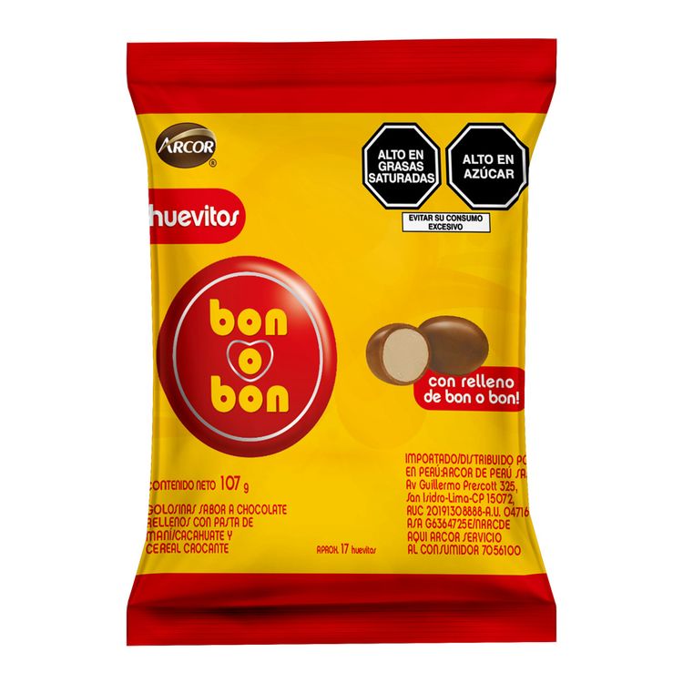Huevitos de Pascua Bon o Bon 107g