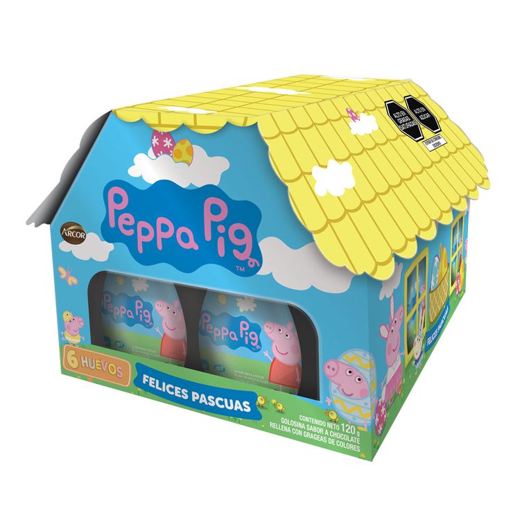 Huevito de Pascua Casa de Peppa Pig 6un