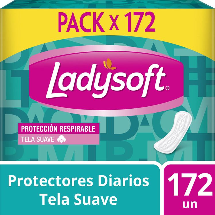 Protectores Diarios Ladysoft Tela Suave 172un