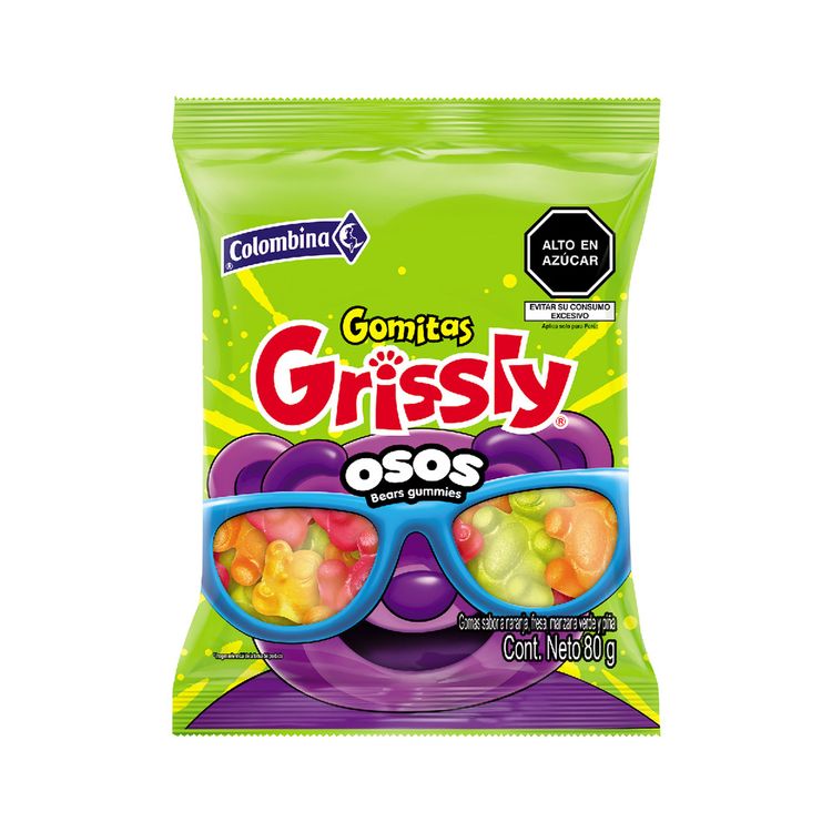 Gomas Grissly Osos 80g