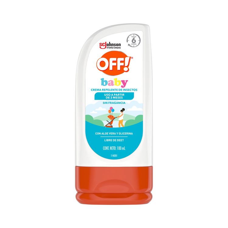 Repelente de Insectos en Crema OFF! Baby 90g