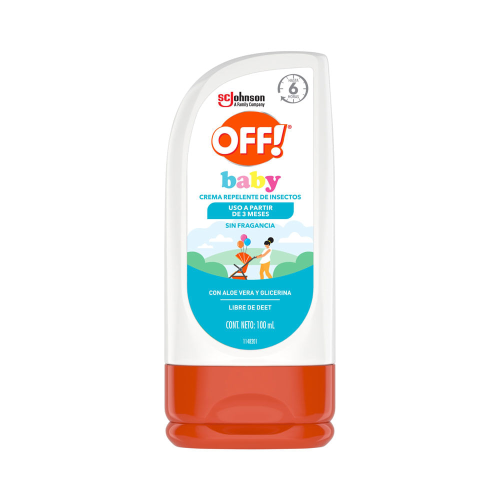 Repelente de Insectos en Crema OFF! Baby 90g