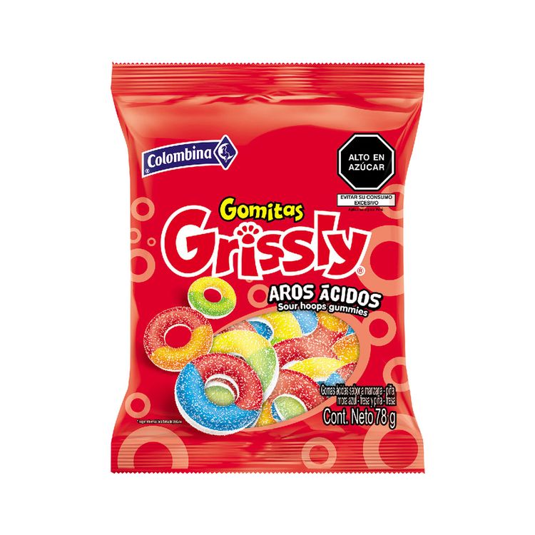 Gomitas Grissly Aros Acid 78g