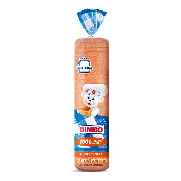 Pan de Molde Integral Bimbo Extra Grande 810g