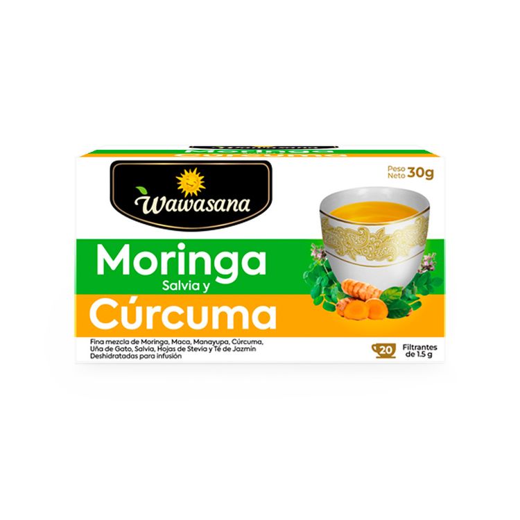 Infusión de Moringa, Salvia y Cúrcuma Wawasana 20un