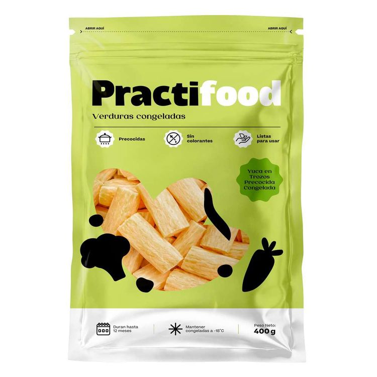 Yuca en Trozos Precocida Practifood 400g