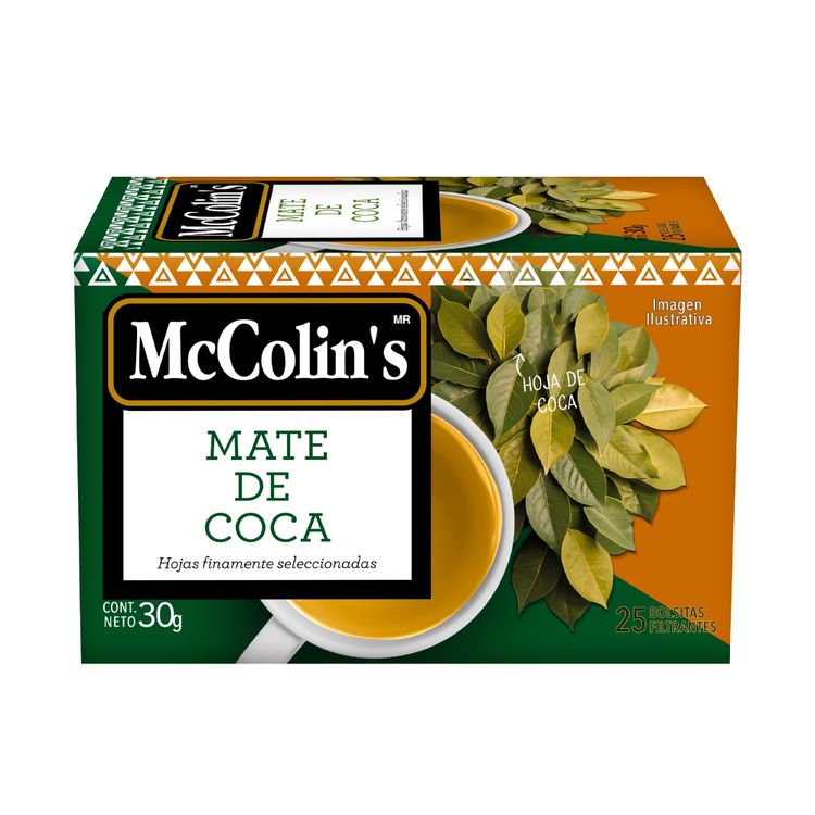 Infusión Herbal Mc Colin's Mate de Coca 25un