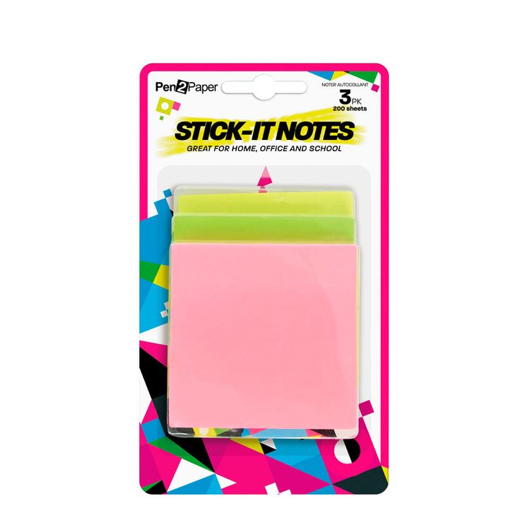 Post It Stick It 3 Pack