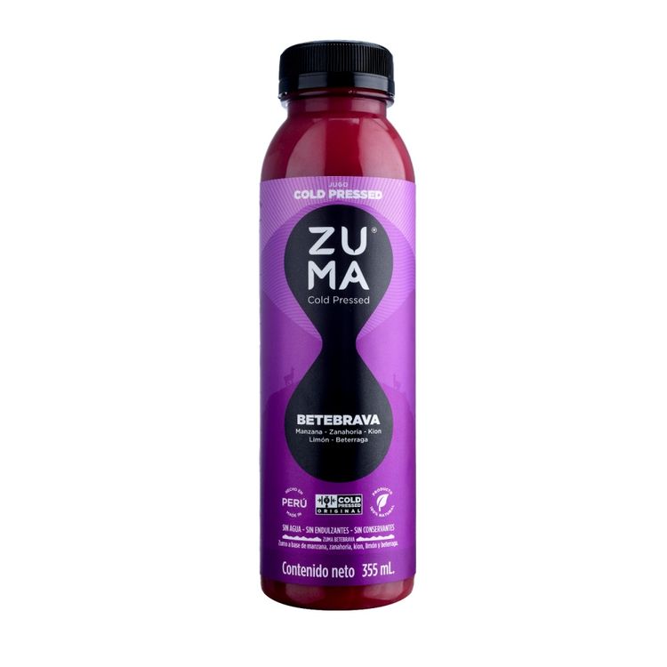 Jugo Cold Pressed Zuma Betebrava Botella 355ml