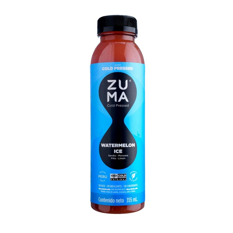 Jugo Cold Pressed Zuma Watermelon Ice Botella 355ml