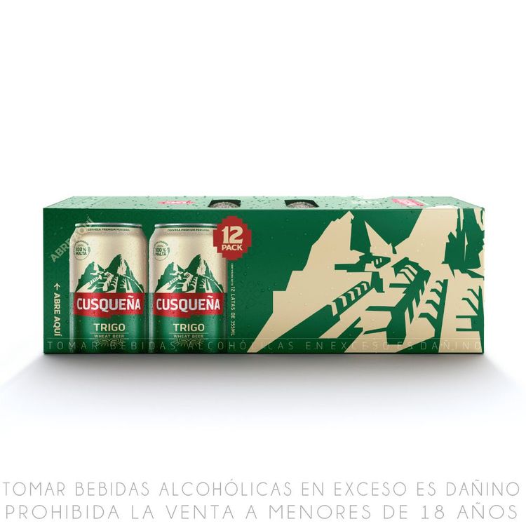 Twelvepack Cerveza Cusqueña Trigo Lata 355ml
