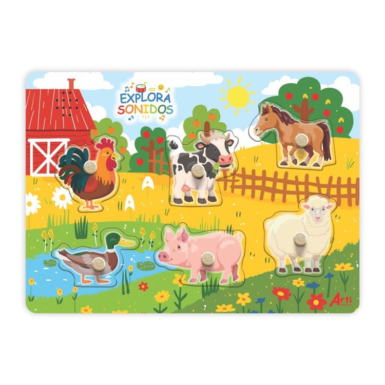 Juego Arti Creativo Encaje Musica Granja Juego Arti Creativo Encaje Musica Granja