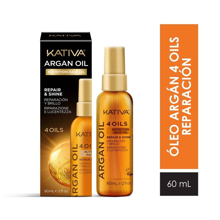 Óleo Capilar Kativa Aceite de Argán 60ml