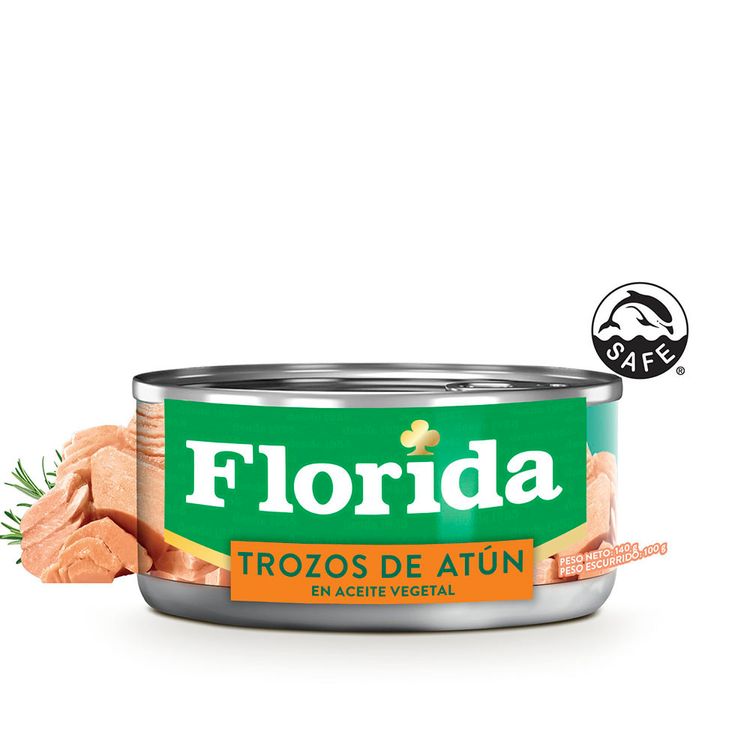 Trozos de Atún en Aceite Vegetal Florida 150g