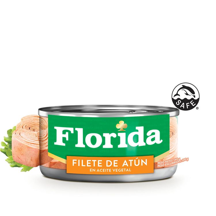 Filete de Atún en Aceite Vegetal Florida 140g