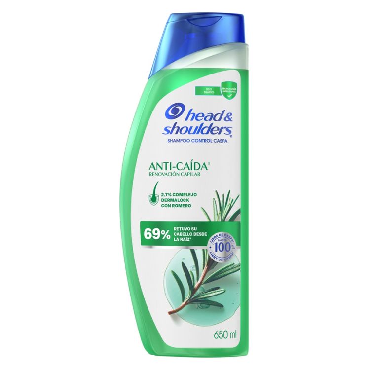 Shampoo Head & Shoulders Ant Caída 650ml HS SH ROMERO ANTICAIDA 650ML