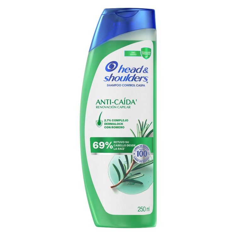 Shampoo Head & Shoulders Ant Caída 250ml HS ROMERO ANTICAIDA 250ML
