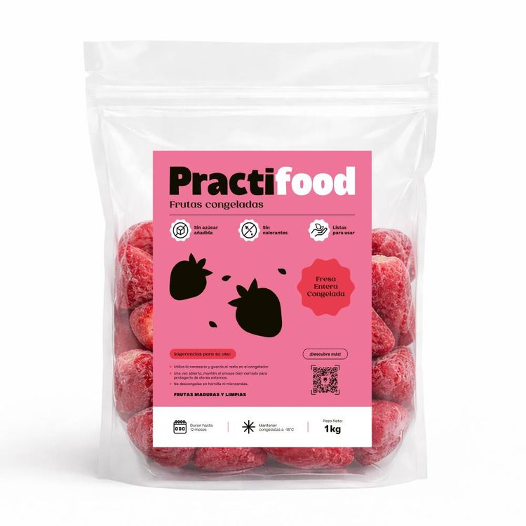 Fresa Entera Congelada Practifood 1kg