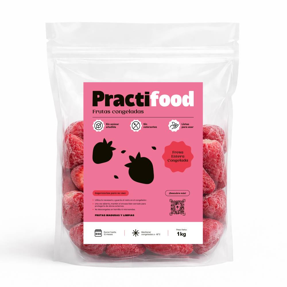 Fresa Entera Congelada Practifood 1kg