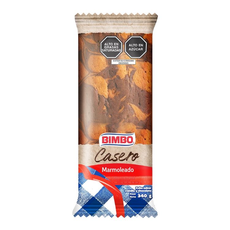 Keke Marmoleado Bimbo Casero 340g KEKE FAMILIAR MARMOLEADO 340GR BIMBO