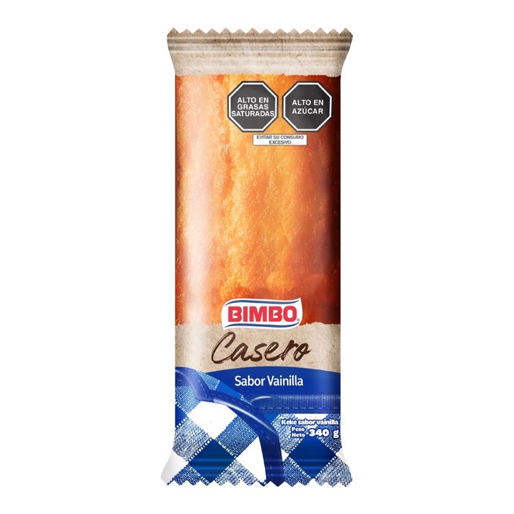 Keke Sabor Vainilla Bimbo Casero 340g KEKE FAMILIAR VAINILLA 340GR BIMBO