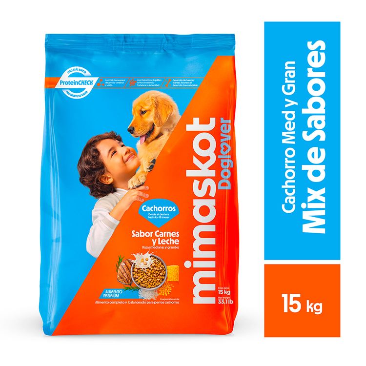 Alimento Seco Mimaskot Cachorros Razas Pequeñas 15Kg