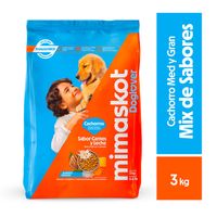 Alimento Seco Mimaskot Cachorros Razas Medianas y Grandes 3Kg