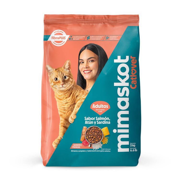 Alimento Seco Nvo Mimaskot Gatos Salmon 4x3Kg