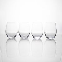 Set 4 Vasos Tumbler Alaniz Home Vidrio 450ml
