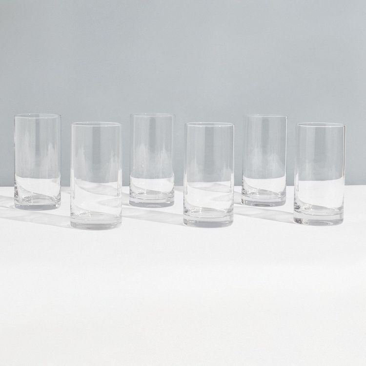 Set 6 Vasos Alaniz Home Altos Whiski Vidrio 450ml