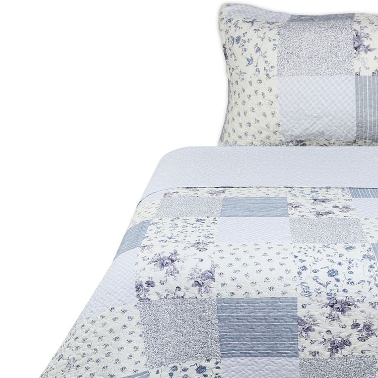 Quilt False Patch Sarah Miller 1.5 Plaza Rosado