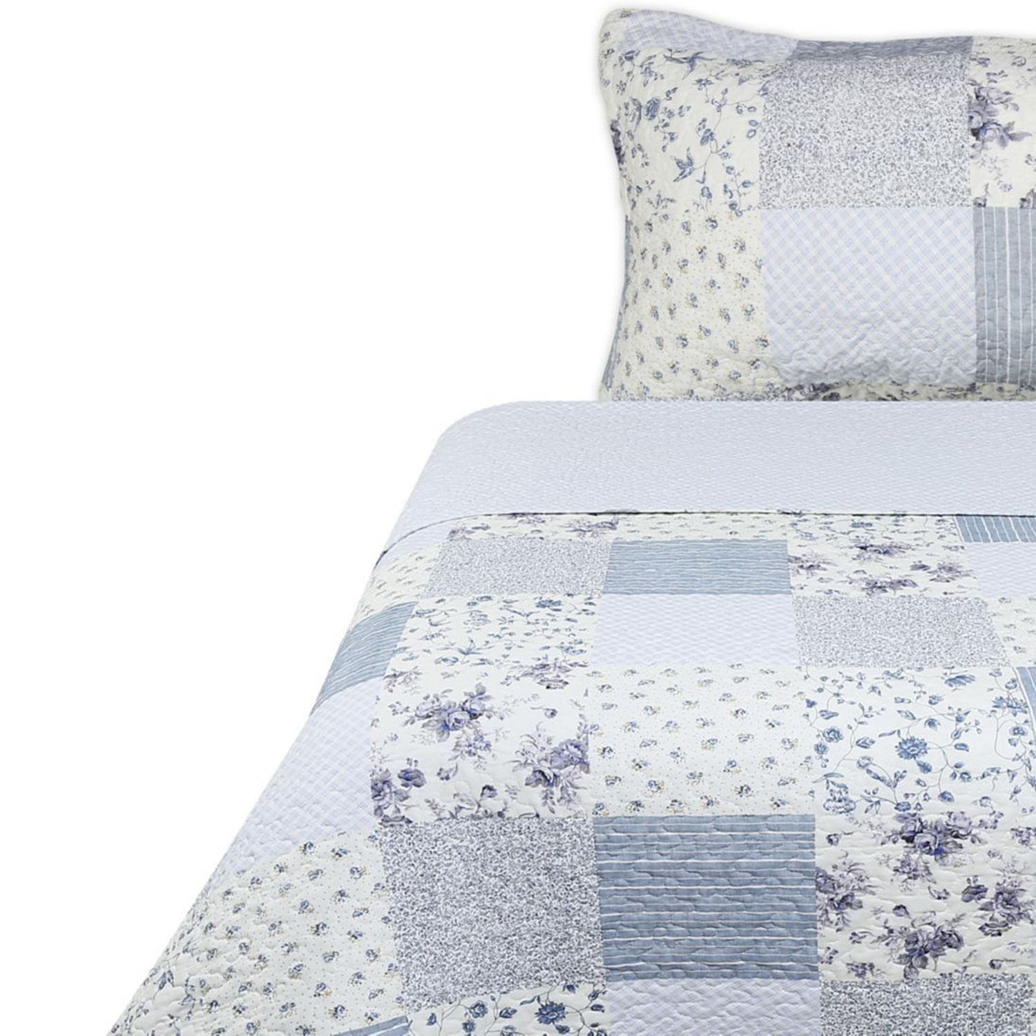 Quilt False Patch Sarah Miller 1.5 Plaza Rosado