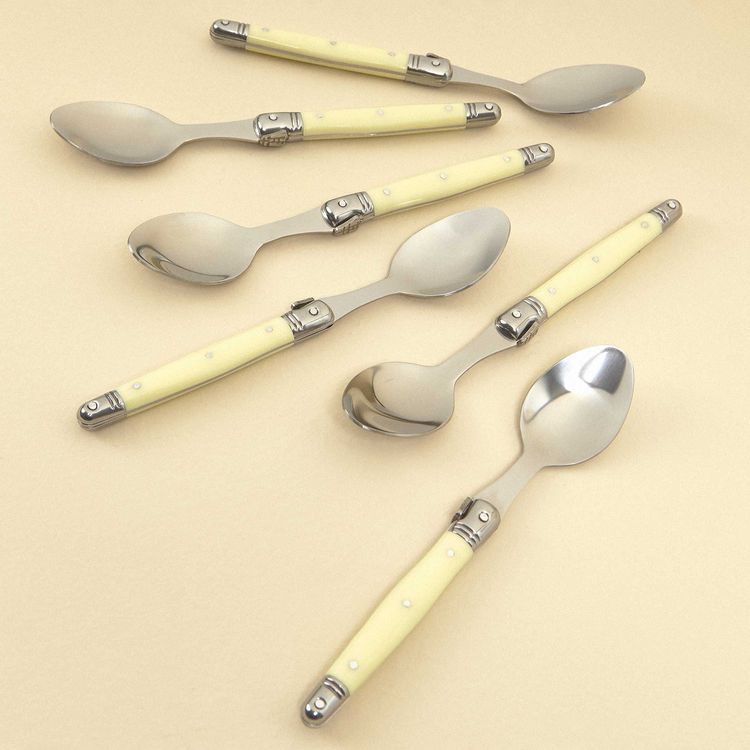 Set 6 Cuchara Postre Sarah Miller Ivory Ivory