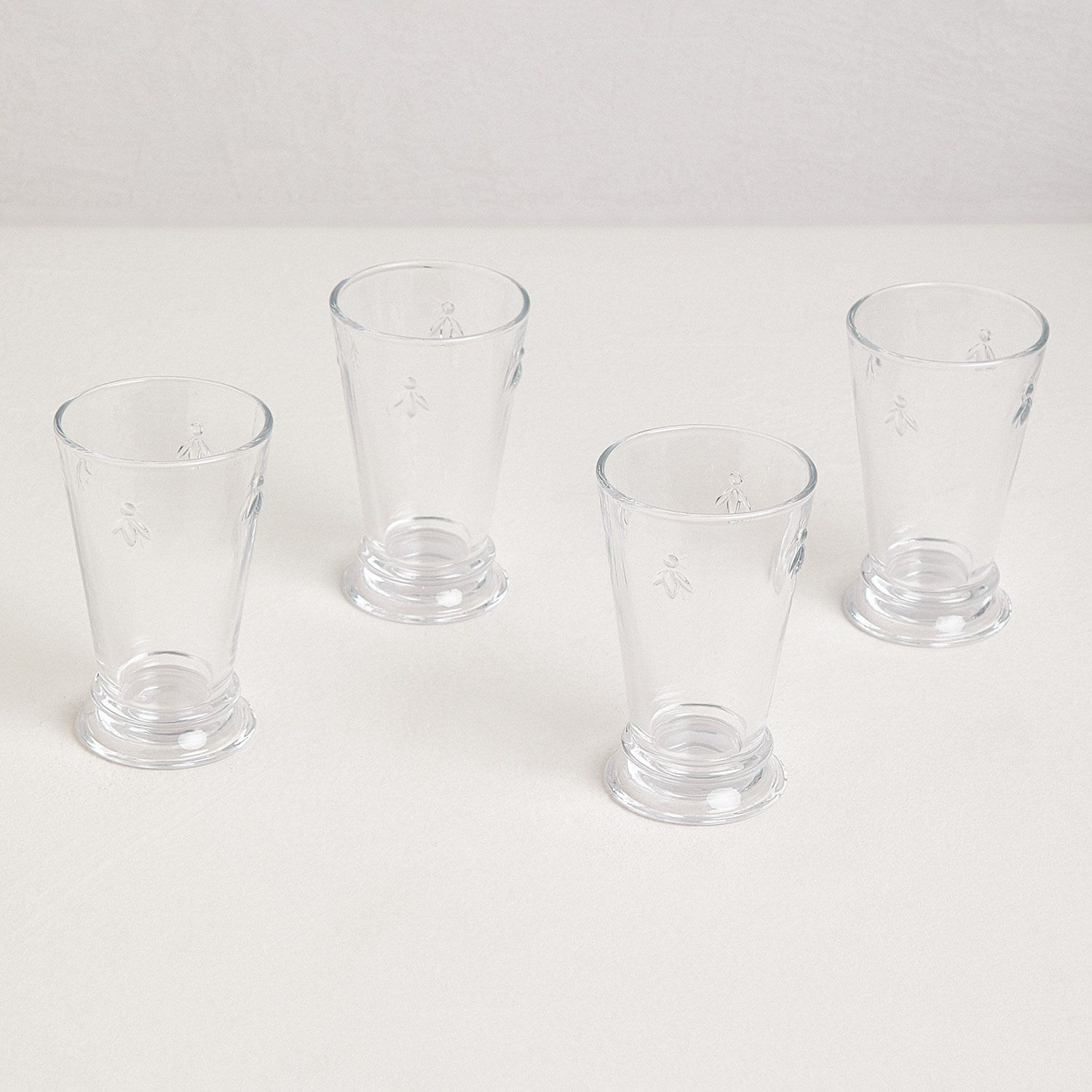 Set 4 Vasos Altos Sarah Miller Vidrio Bee Vidrio