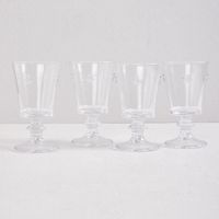 Set 4 Copas Vidrio Sarah Miller Bee Vidrio