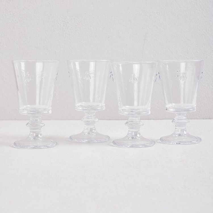 Set 4 Copas Vidrio Sarah Miller Bee Vidrio