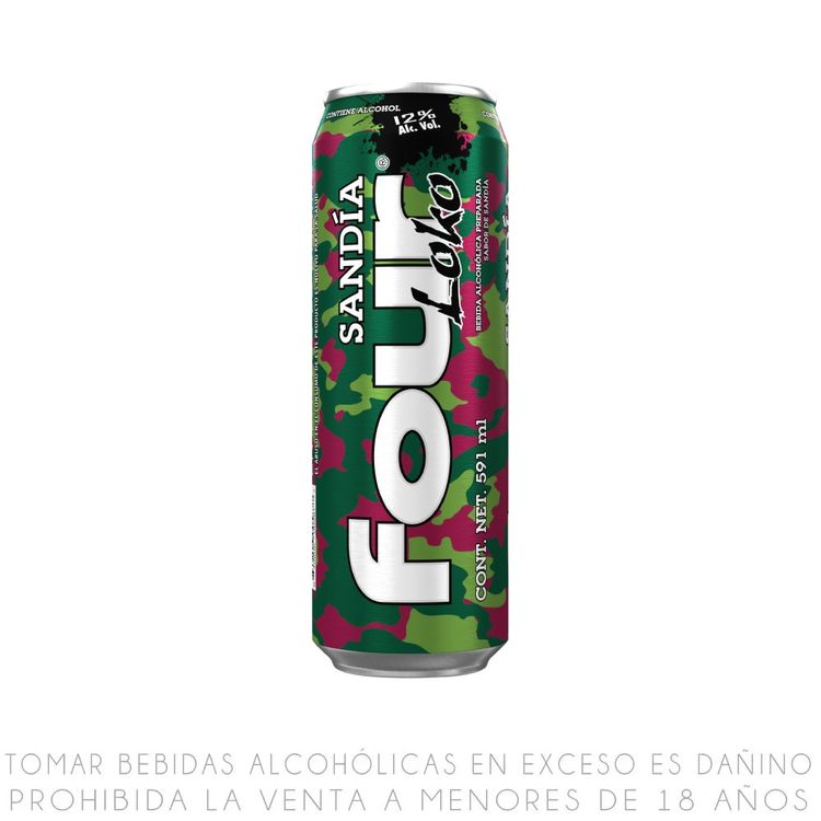 Bebida Ready to Drink Four Loko Sandía Lata 951ml