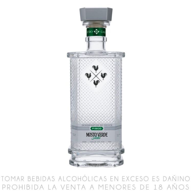 Pisco Mosto Verde Italia Cuatro Gallos Botella 700ml