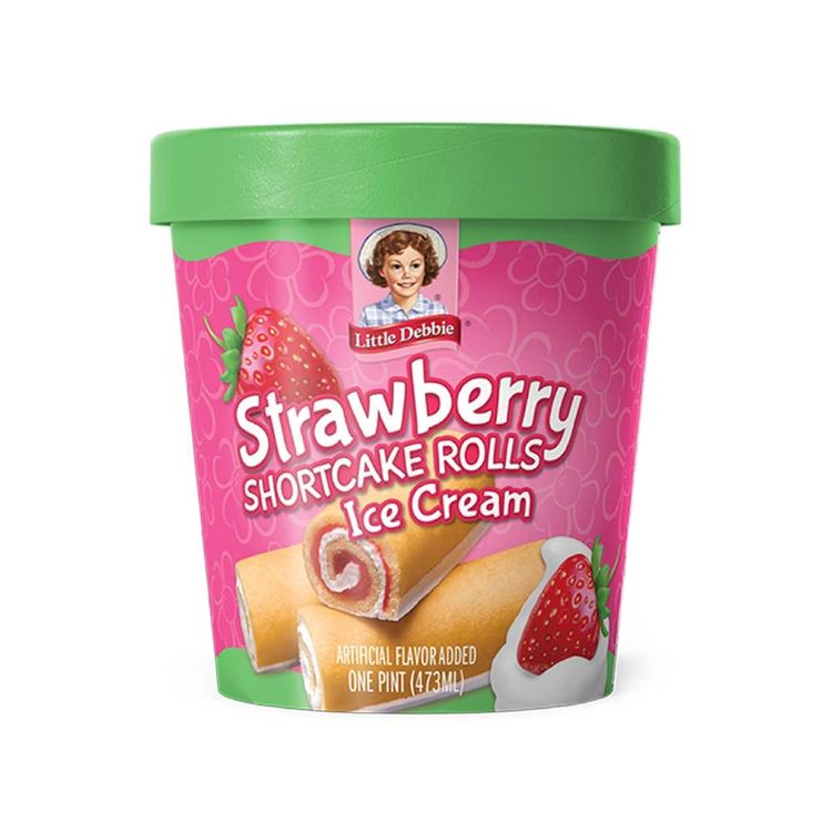 Helado Little Debbie Strawberry Cake 473ml
