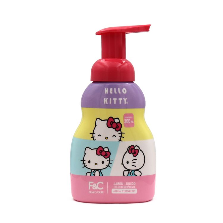 Jabón en Espuma Family Care Hello Kitty Fresa 300ml
