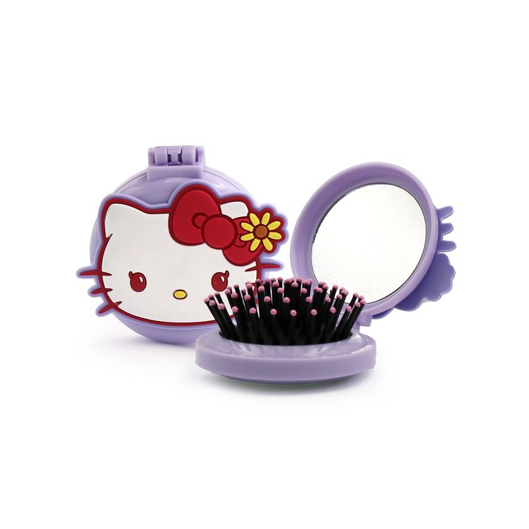 Peine Portátil con Espejo Family Care Hello Kitty