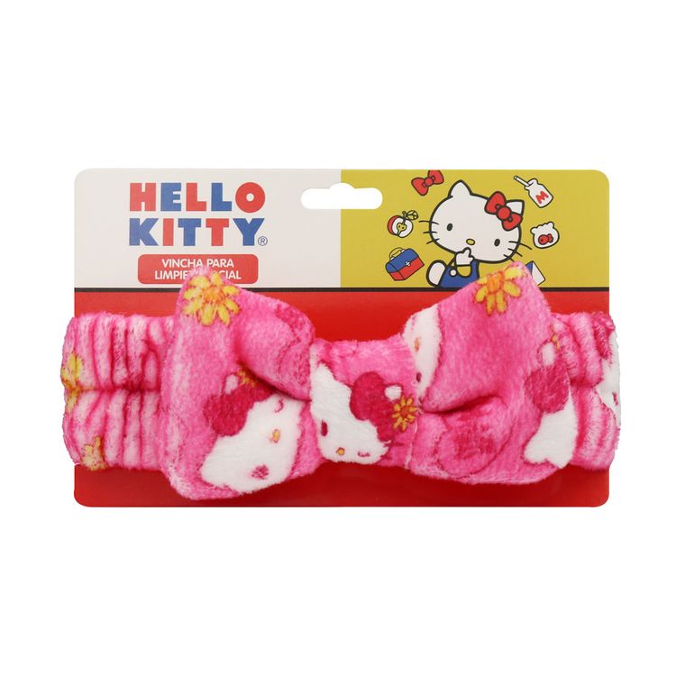 Vincha para Limpieza Facial Family Care Hello Kitty