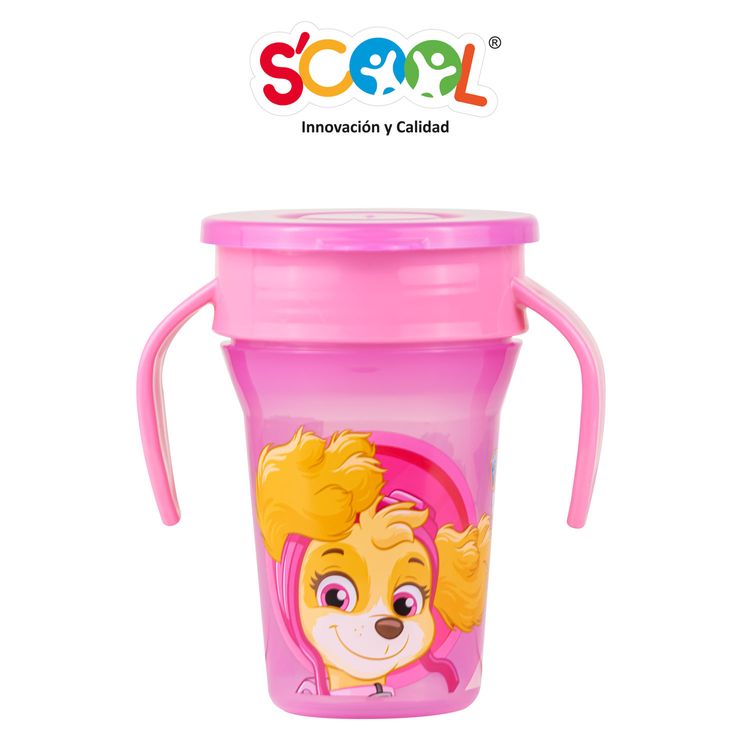 Vaso Entrenador Scool Rosado Paw Patrol